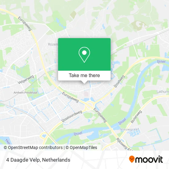 4 Daagde Velp map