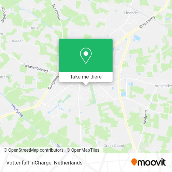 Vattenfall InCharge map