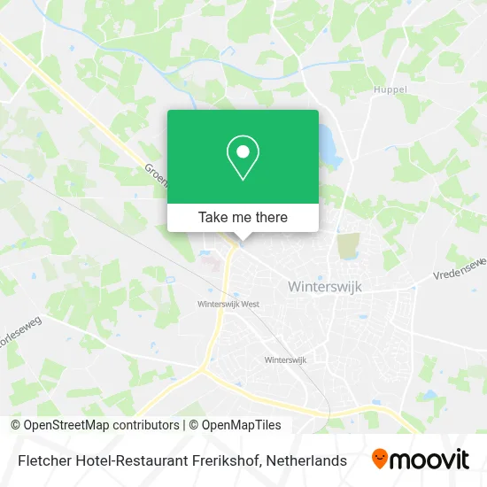 Fletcher Hotel-Restaurant Frerikshof map