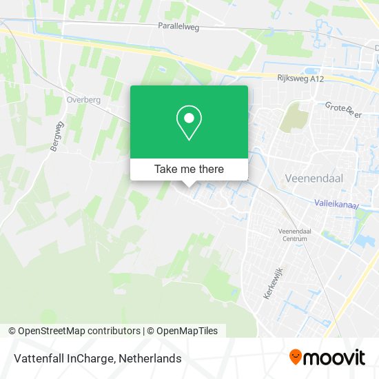 Vattenfall InCharge map