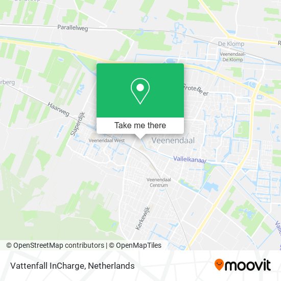 Vattenfall InCharge map