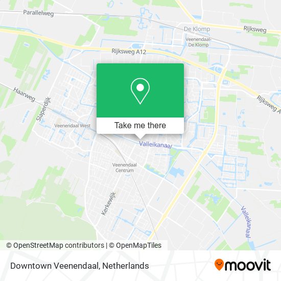 Downtown Veenendaal map