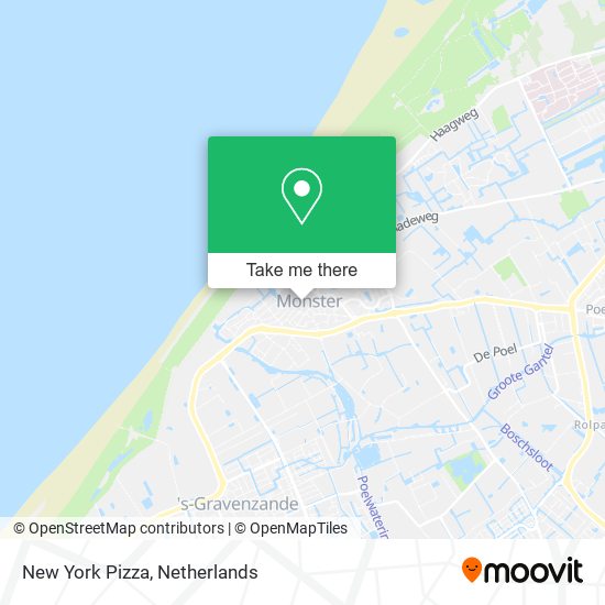 New York Pizza map