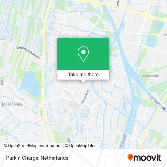 Park n Charge map