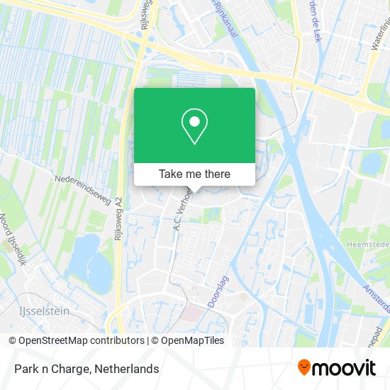 Park n Charge map