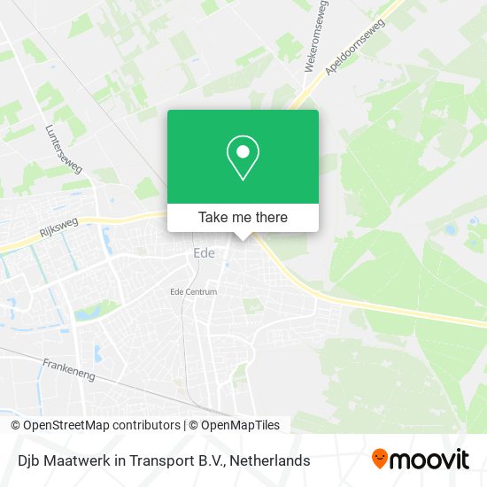 Djb Maatwerk in Transport B.V. map