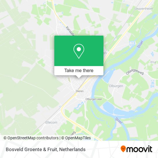 Bosveld Groente & Fruit map