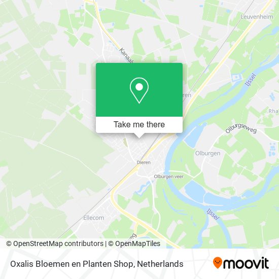 Oxalis Bloemen en Planten Shop map