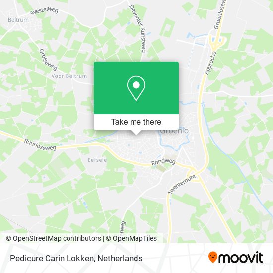 Pedicure Carin Lokken map