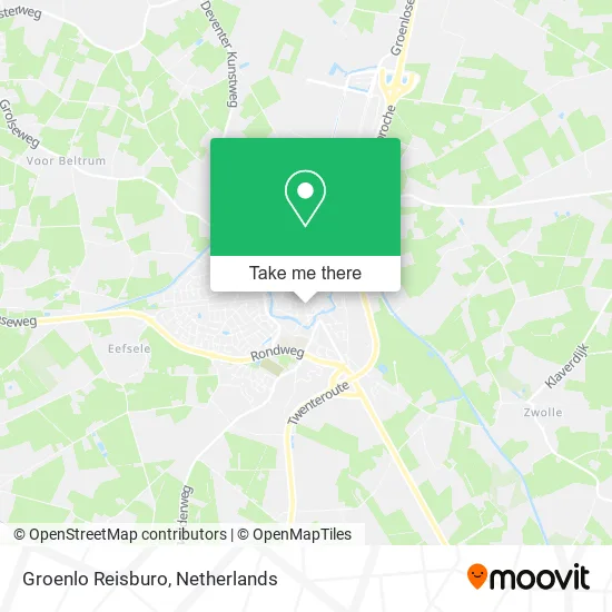 Groenlo Reisburo map