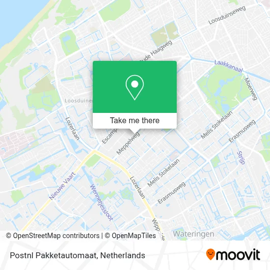 Postnl Pakketautomaat map