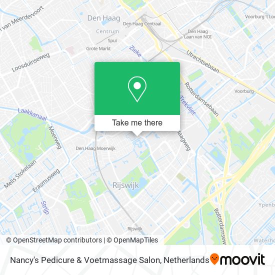 Nancy's Pedicure & Voetmassage Salon Karte