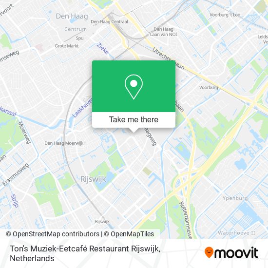 Ton's Muziek-Eetcafé Restaurant Rijswijk map