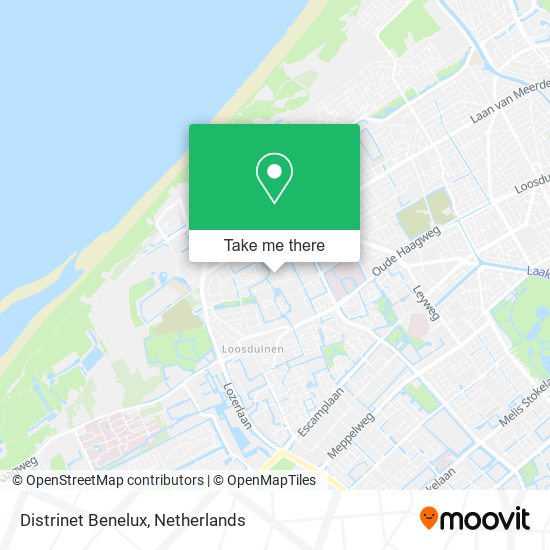 Distrinet Benelux map