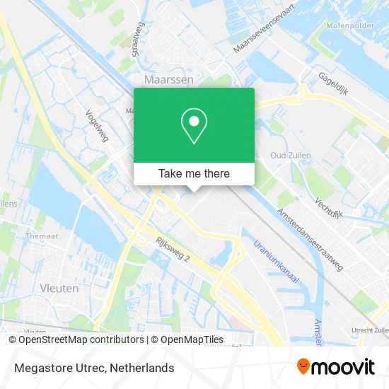 Megastore Utrec map
