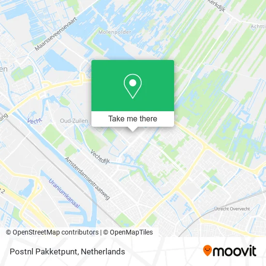 Postnl Pakketpunt map