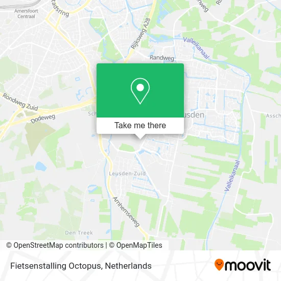 Fietsenstalling Octopus map