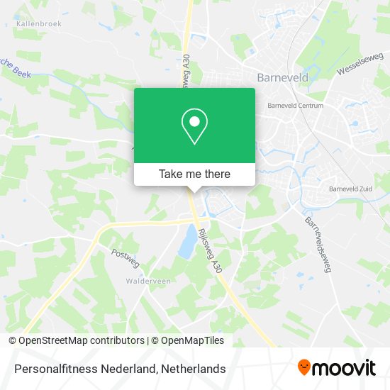 Personalfitness Nederland map