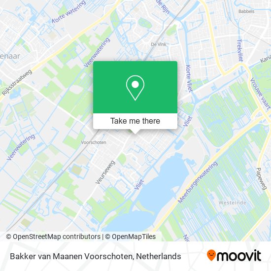 Bakker van Maanen Voorschoten Karte