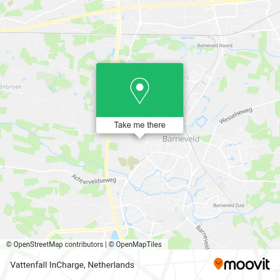 Vattenfall InCharge map