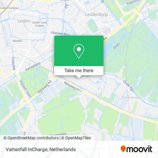 Vattenfall InCharge map