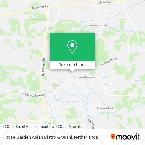 Rose Garden Asian Bistro & Sushi map