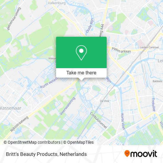 Britt's Beauty Products map