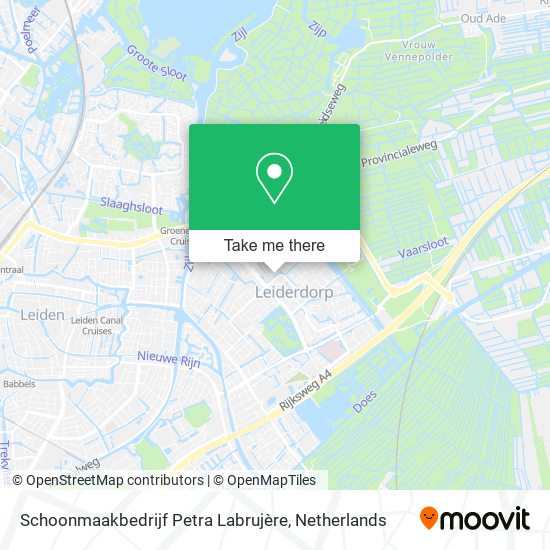 Schoonmaakbedrijf Petra Labrujère map