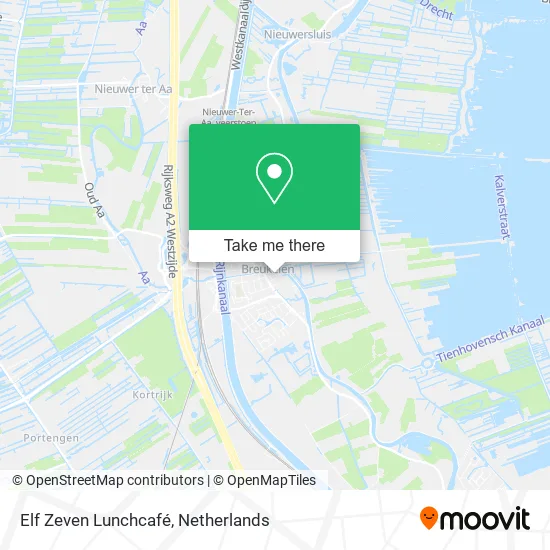 Elf Zeven Lunchcafé map