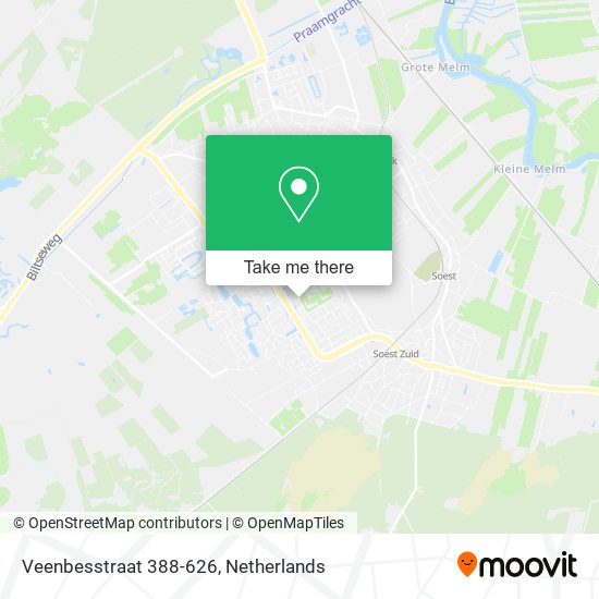 Veenbesstraat 388-626 map