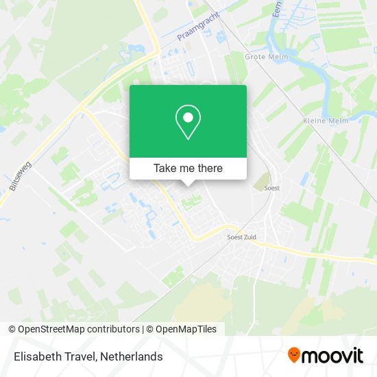 Elisabeth Travel map