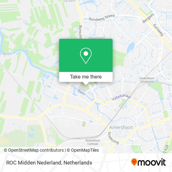 ROC Midden Nederland map