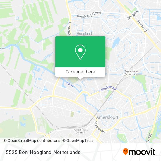 5525 Boni Hoogland map