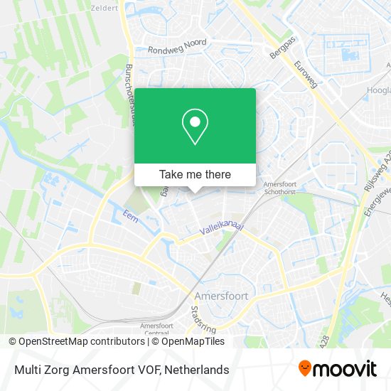 Multi Zorg Amersfoort VOF map