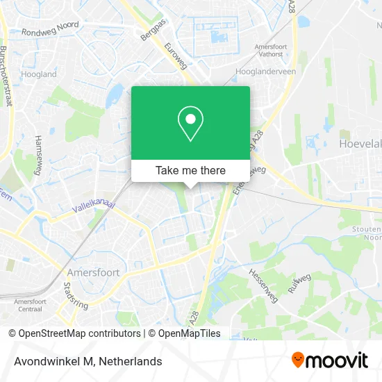 Avondwinkel M map