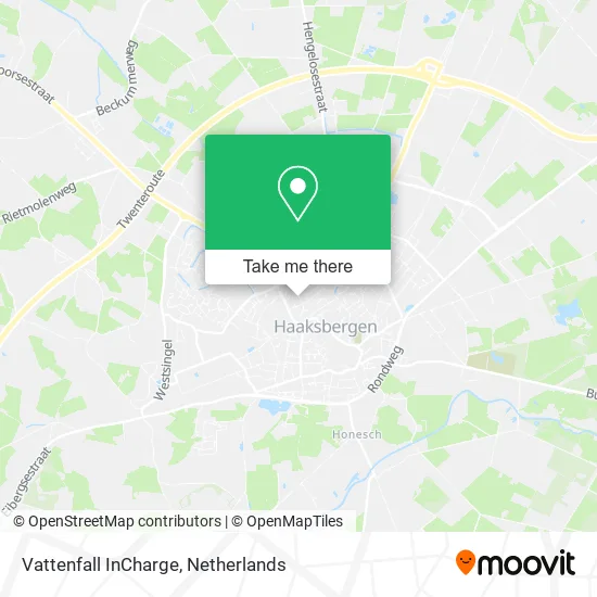 Vattenfall InCharge map