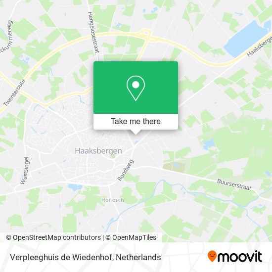 Verpleeghuis de Wiedenhof map