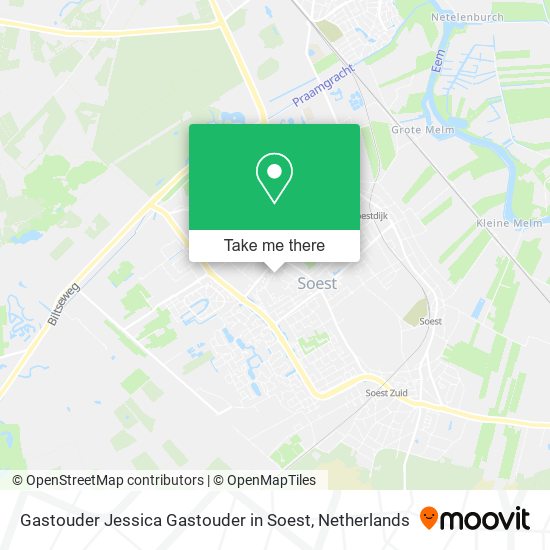 Gastouder Jessica Gastouder in Soest Karte