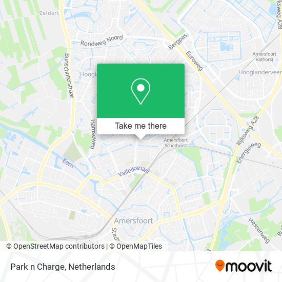 Park n Charge map