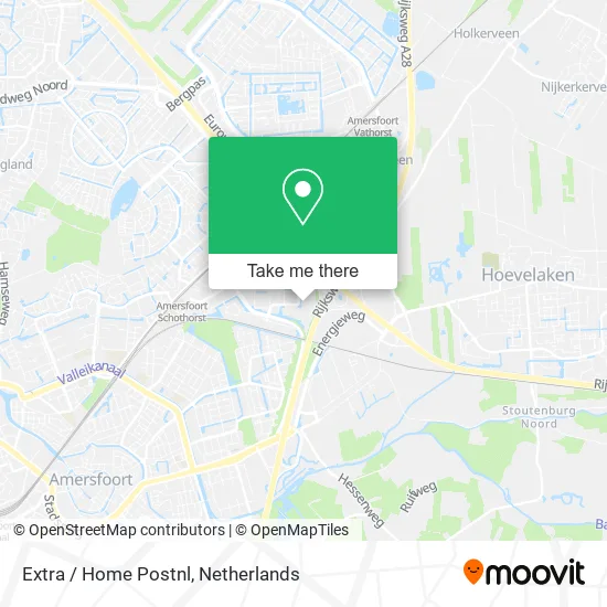 Extra / Home Postnl map