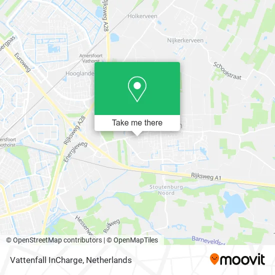 Vattenfall InCharge map