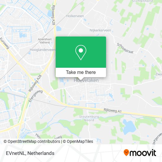 EVnetNL map