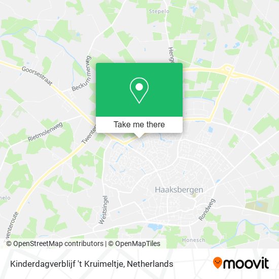 Kinderdagverblijf 't Kruimeltje map