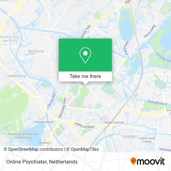 Online Psychiater map