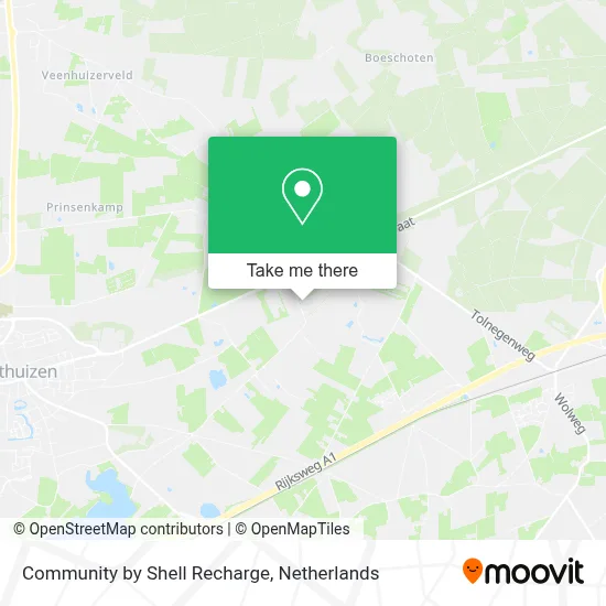 Community by Shell Recharge map
