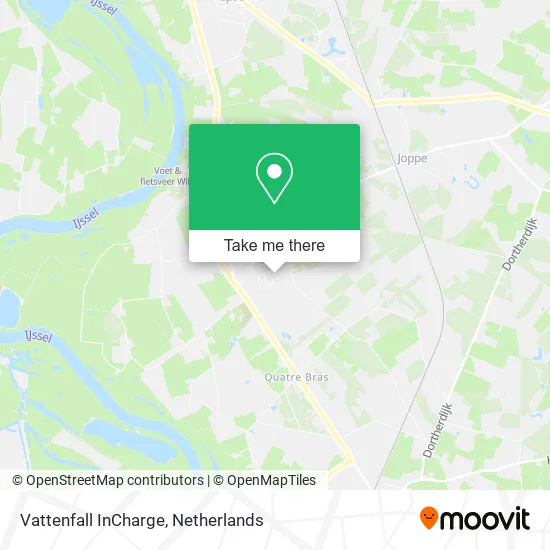 Vattenfall InCharge map