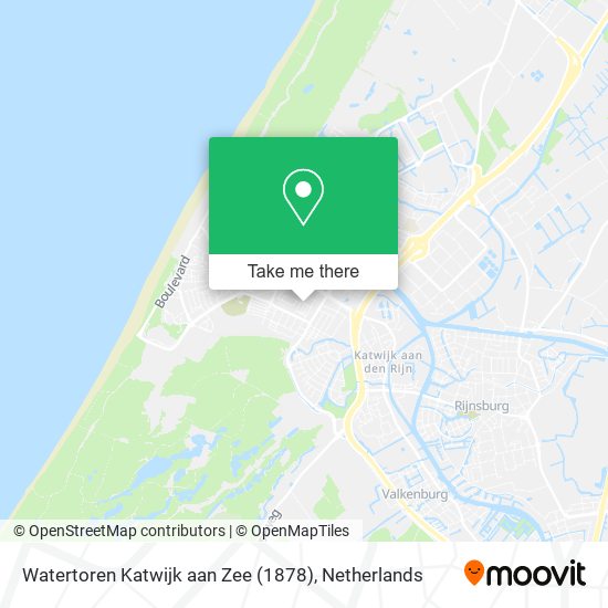 Watertoren Katwijk aan Zee (1878) map