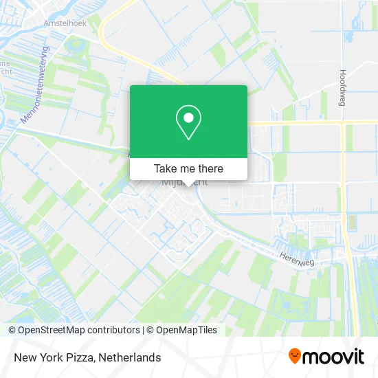 New York Pizza map