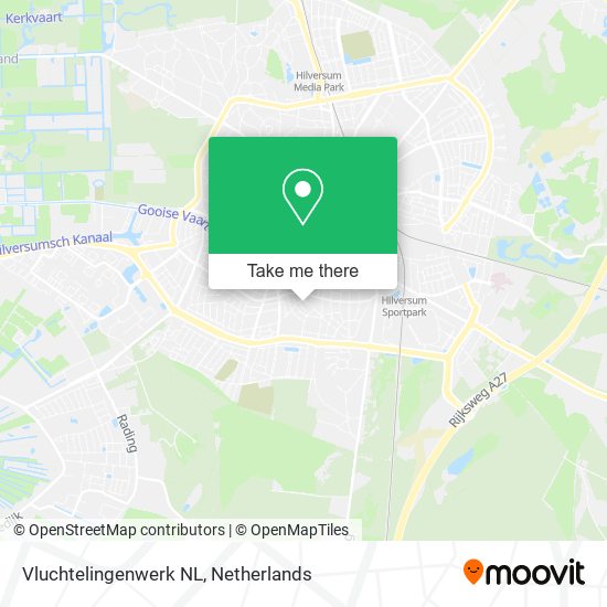 Vluchtelingenwerk NL map