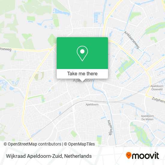 Wijkraad Apeldoorn-Zuid Karte